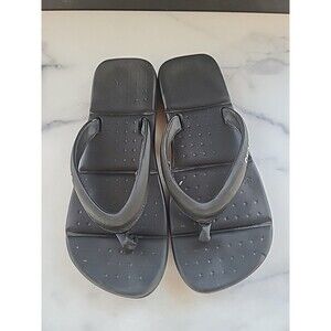 Crocs Black Flip Flops Women's Size 10